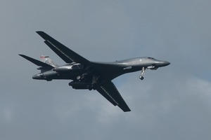 USAF B1-Bs arrive for deployment at RAF Fairford. 7th June 2017