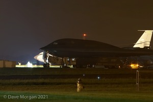 USAF B-2A Spirits at RAF Fairford. Mid August 2008
