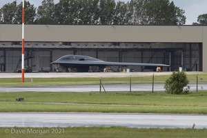 USAF B-2A Spirits at RAF Fairford. Mid August 2008