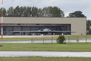 USAF B-2A Spirits at RAF Fairford. Mid August 2008