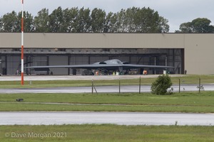USAF B-2A Spirits at RAF Fairford. Mid August 2008
