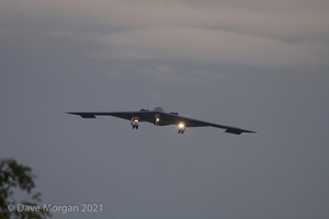 USAF B-2A Spirits at RAF Fairford. Mid August 2008