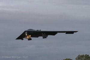 USAF B-2A Spirits at RAF Fairford. Mid August 2008