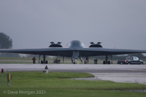 USAF B-2A Spirits at RAF Fairford. Mid August 2008