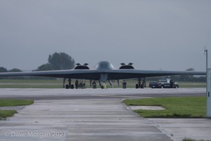 USAF B-2A Spirits at RAF Fairford. Mid August 2008