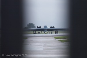 USAF B-2A Spirits at RAF Fairford. Mid August 2008