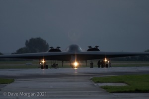 USAF B-2A Spirits at RAF Fairford. Mid August 2008