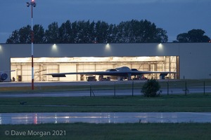 USAF B-2A Spirits at RAF Fairford. Mid August 2008
