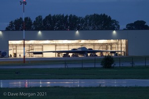 USAF B-2A Spirits at RAF Fairford. Mid August 2008
