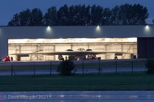 USAF B-2A Spirits at RAF Fairford. Mid August 2008