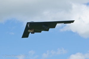 Northrop Grumman B-2A Spirits land at RAF Fairford on Sunday 8th June 2014