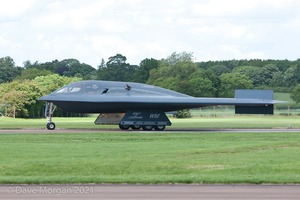 Northrop Grumman B-2A Spirits land at RAF Fairford on Sunday 8th June 2014