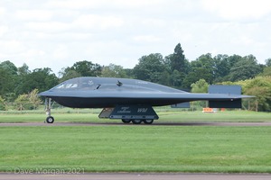 Northrop Grumman B-2A Spirits land at RAF Fairford on Sunday 8th June 2014