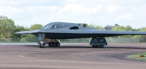 Northrop Grumman B-2A Spirits land at RAF Fairford on Sunday 8th June 2014