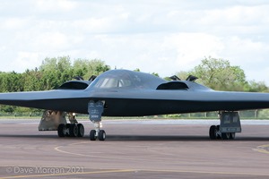 Northrop Grumman B-2A Spirits land at RAF Fairford on Sunday 8th June 2014
