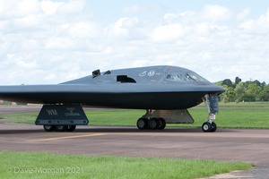 Northrop Grumman B-2A Spirits land at RAF Fairford on Sunday 8th June 2014