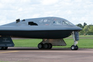 Northrop Grumman B-2A Spirits land at RAF Fairford on Sunday 8th June 2014
