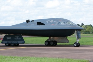 Northrop Grumman B-2A Spirits land at RAF Fairford on Sunday 8th June 2014