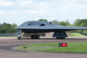 Northrop Grumman B-2A Spirits land at RAF Fairford on Sunday 8th June 2014