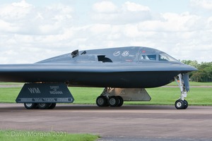 Northrop Grumman B-2A Spirits land at RAF Fairford on Sunday 8th June 2014