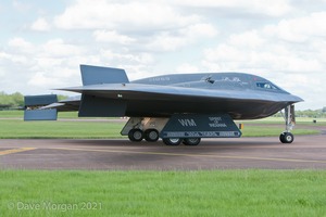 Northrop Grumman B-2A Spirits land at RAF Fairford on Sunday 8th June 2014