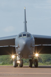 Boeing B-52H Stratofortress lands at RAF Fairford - 14th June 2015