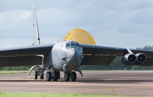 Boeing B-52H Stratofortresses land at RAF Fairford - June 2014