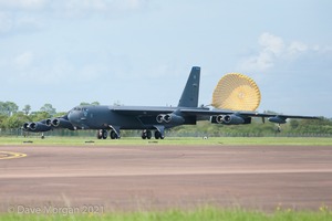 Boeing B-52H Stratofortresses land at RAF Fairford - June 2014