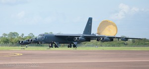 Boeing B-52H Stratofortresses land at RAF Fairford - June 2014