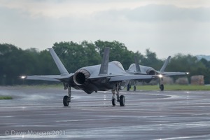 Lockheed Martin F-35A Lightning IIs arrive at RAF Fairford. 30th June 2016