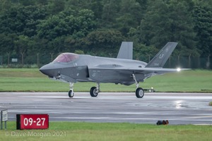 Lockheed Martin F-35A Lightning IIs arrive at RAF Fairford. 30th June 2016