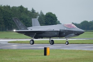 Lockheed Martin F-35A Lightning IIs arrive at RAF Fairford. 30th June 2016