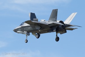 Lockheed Martin F-35B Lightning IIs arrive at RAF Fairford 29th June 2016.