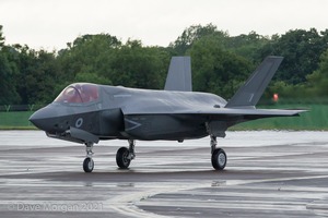 Lockheed Martin F-35B Lightning IIs arrive at RAF Fairford 29th June 2016.