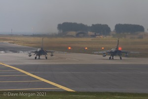 RAF Tornado F3s at RAF Leuchars. 3rd July 2008.
