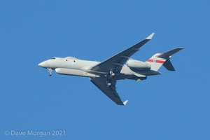 RAF Sentinel R1 over Swindon. 8th January 2011