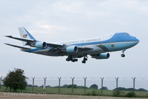 Air Force 1 at RAF Fairford. 3rd September