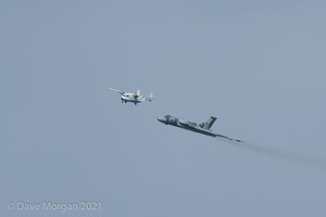 Avro Vulcan XH558 over the garden! 8th May 2011